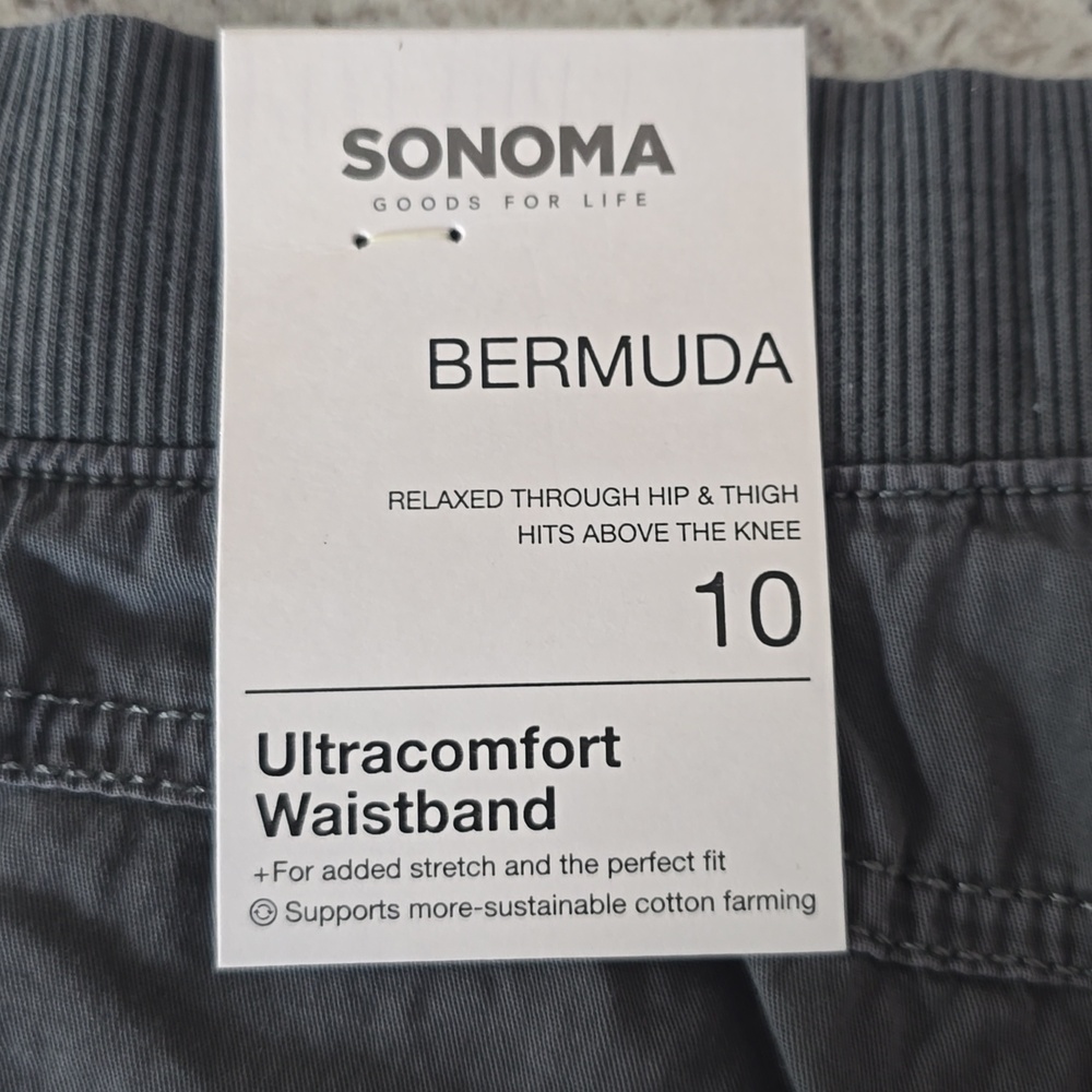 Sonoma Charcoal Bermuda Shorts - Picture 3 of 6